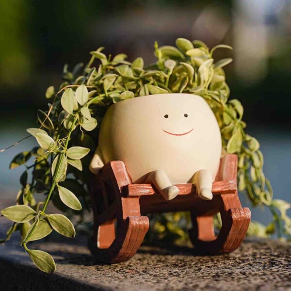 Smiley Chair Planter