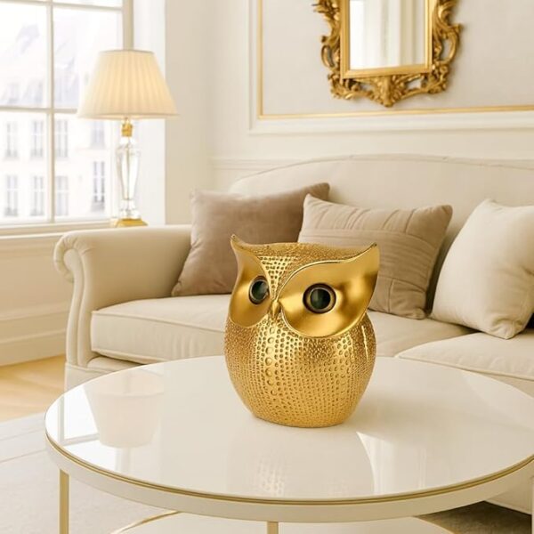 Golden Owl for Home Decor