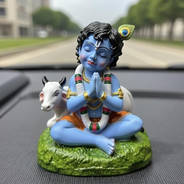 Krishna Idol for Car Dashboard