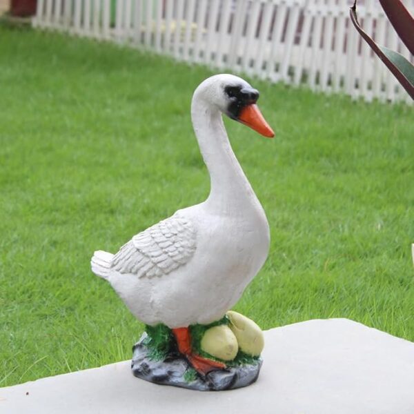 Duck with Egg for Garden Decor