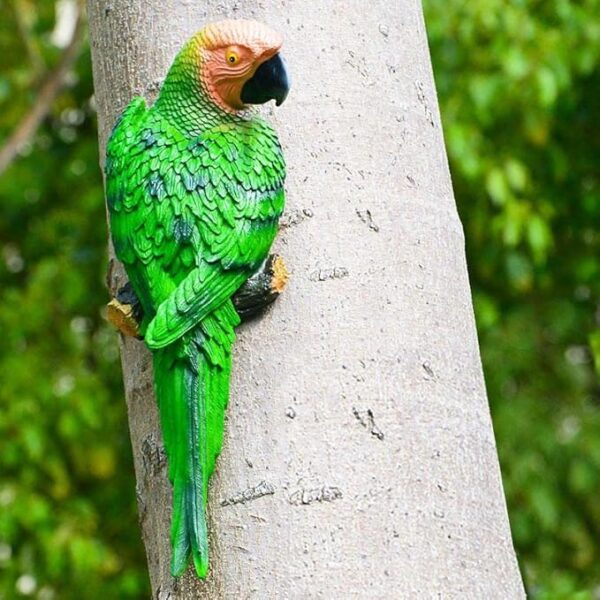 Wall Parrot for Garden Decor (Green)