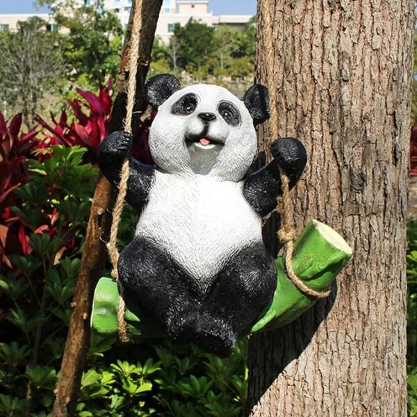 Hanging Panda for Garden Decor