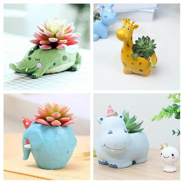 Cute Animal Resin Pots