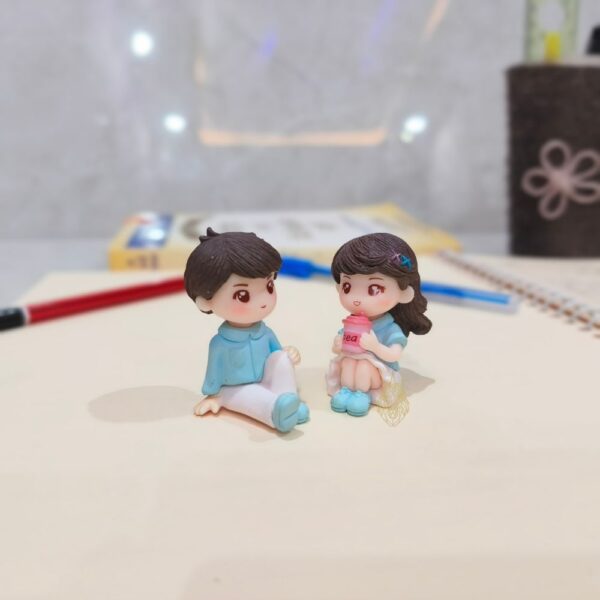 Miniature Couple for Car Decoration