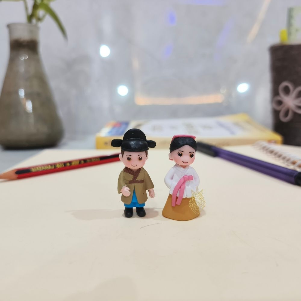 158 Miniature Couple for Home Decor - Image 1
