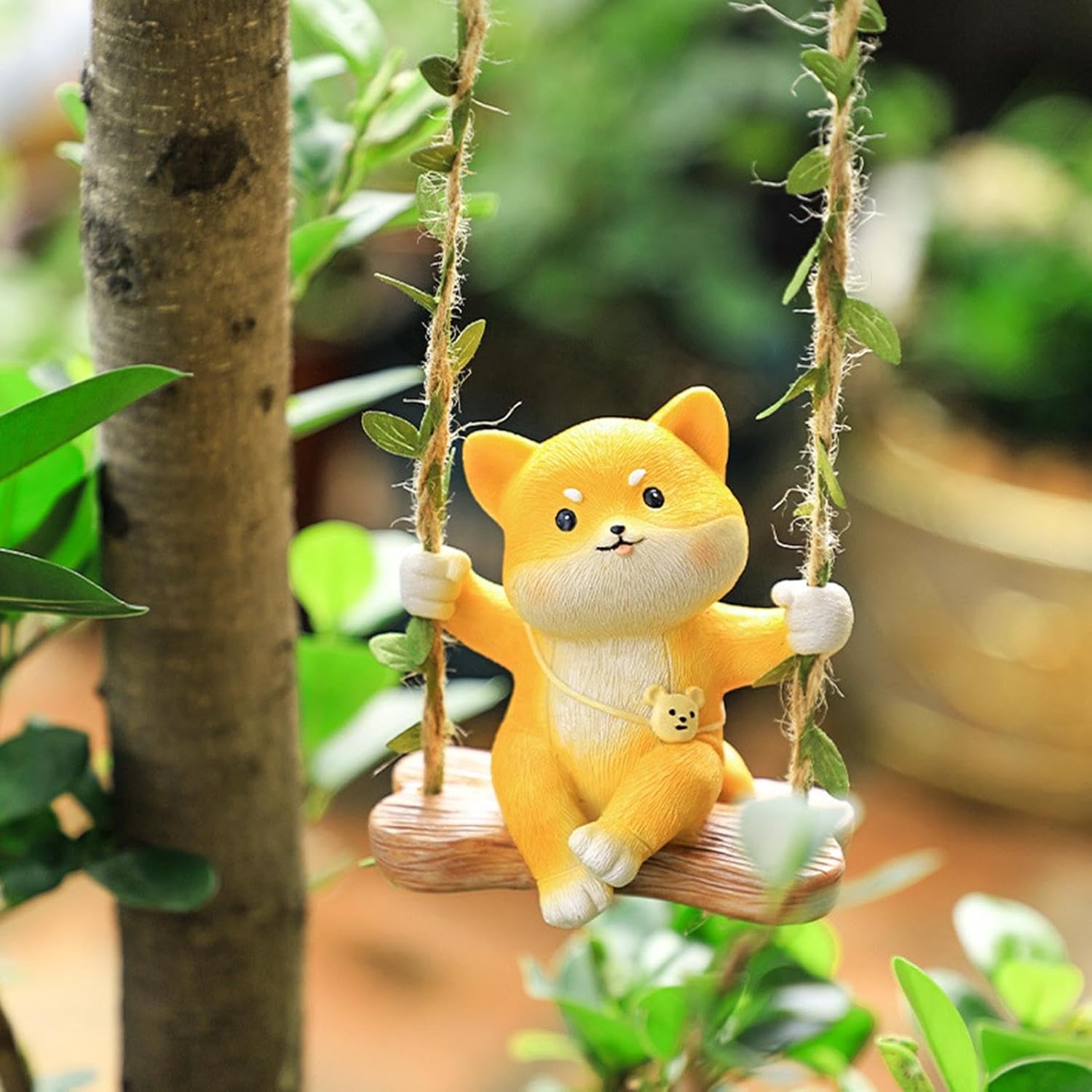 1 Hanging Fox on Swing - Image 1